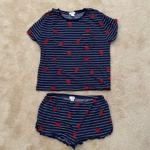 Strawberry Stripes Pajama Set